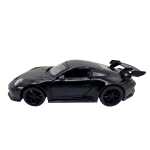 Machetă metalică Porsche 911 GT3 neagru scara 1:32 cu lumini sunete uși deschizabile și mecanism cu resort - imagine 5