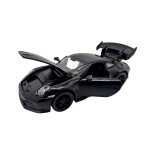 Machetă metalică Porsche 911 GT3 neagru scara 1:32 cu lumini sunete uși deschizabile și mecanism cu resort - imagine 8