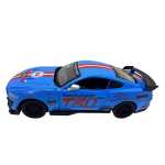 Machetă metalică Ford Mustang Shelby GT500 albastru scara 1:24 cu lumini sunete elemente deschizabile și mecanism cu resort - imagine 5
