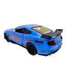 Machetă metalică Ford Mustang Shelby GT500 albastru scara 1:24 cu lumini sunete elemente deschizabile și mecanism cu resort - imagine 6
