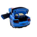 Machetă metalică Ford Mustang Shelby GT500 albastru scara 1:24 cu lumini sunete elemente deschizabile și mecanism cu resort - imagine 11