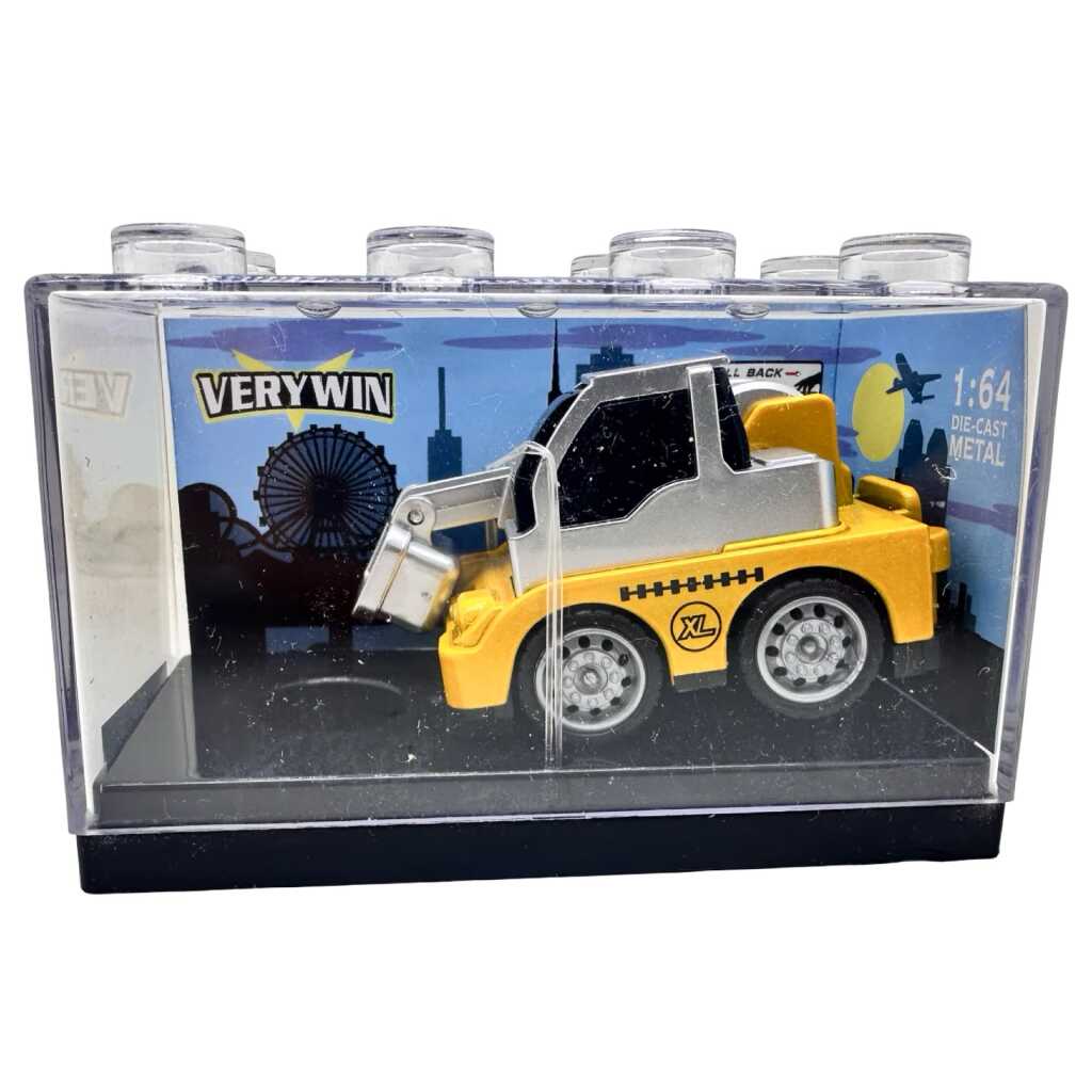 Mașini utilaje de construcții metalice 1:64 cu mecanism pull back – diverse modele