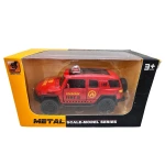Mașinuță metalică SUV Pompieri 1:43 – Machetă auto de intervenție