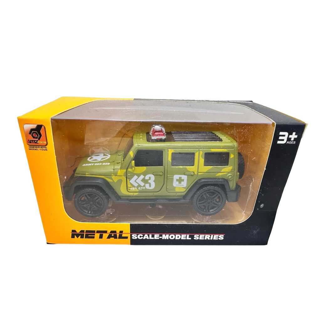 Machetă Mașină Militară SUV din Metal 1:43 Verde