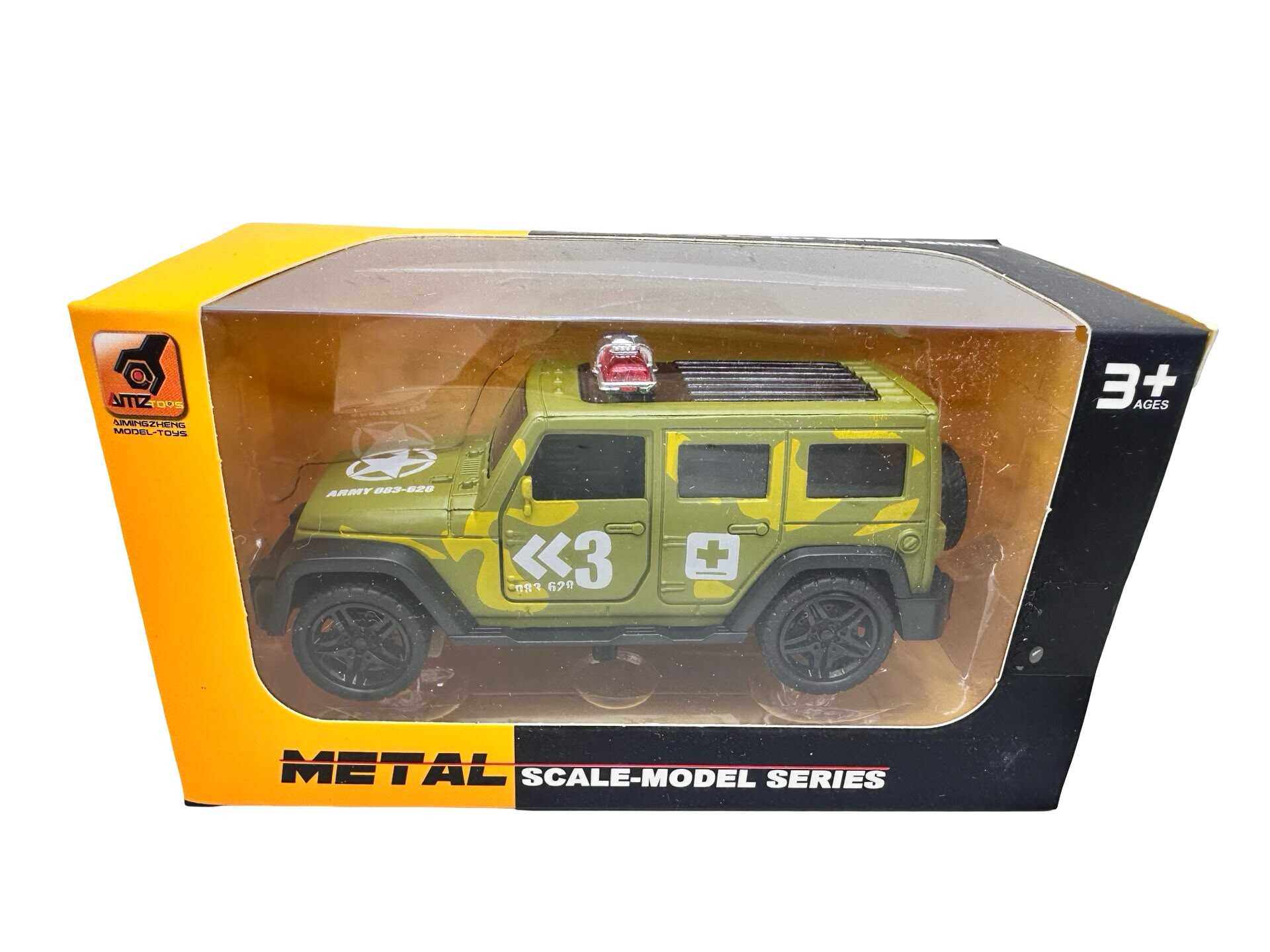 WhatsApp Image 2026-08-07 at 16.39.40 Machetă Mașină Militară SUV din Metal 1:43 Verde