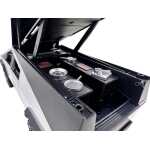 Macheta Tesla Cybertruck argintie cu ATV detașabil scara 1:24 cu lumini sunete și mecanism pull back - imagine 9