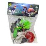 Set figurine păsări sălbatice cu accesorii – mini modele