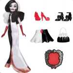 Papusa Disney Villains Cruella De Vil cu haine si accesorii de moda Hasbro - imagine 2