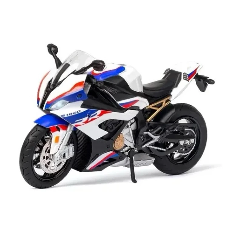 Macheta motocicleta BMW s1000rr scara 1:12 Welly