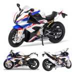 Macheta motocicleta BMW s1000rr scara 1:12 Welly - imagine 5