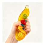 Jucărie Squishy Banană cu Fructe – Antistres Moale și Elastică Squeeze Toy - imagine 4