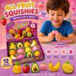 Jucărie Squishy Fructe – Moi Colorate și Adorabile