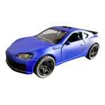 Macheta Toyota Supra albastra replica cu sunet si lumini faruri deschide usile si are resort 1:43 - imagine 3