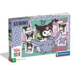 Puzzle Kuromi Sanrio Clementoni SuperColor 104 piese