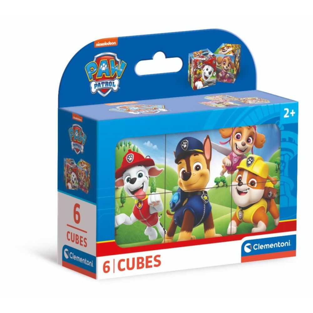6 Cuburi Tip Puzzle - Paw Patrol 6 Cuburi Tip Puzzle - Paw Patrol