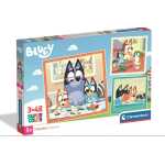Set puzzle Bluey Clementoni 3 in 1 3x48 piese
