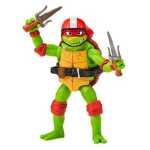 Figurina Testoase Ninja Mutant Mayhem Raphael cu Scuter si Atas 11 cm - imagine 7