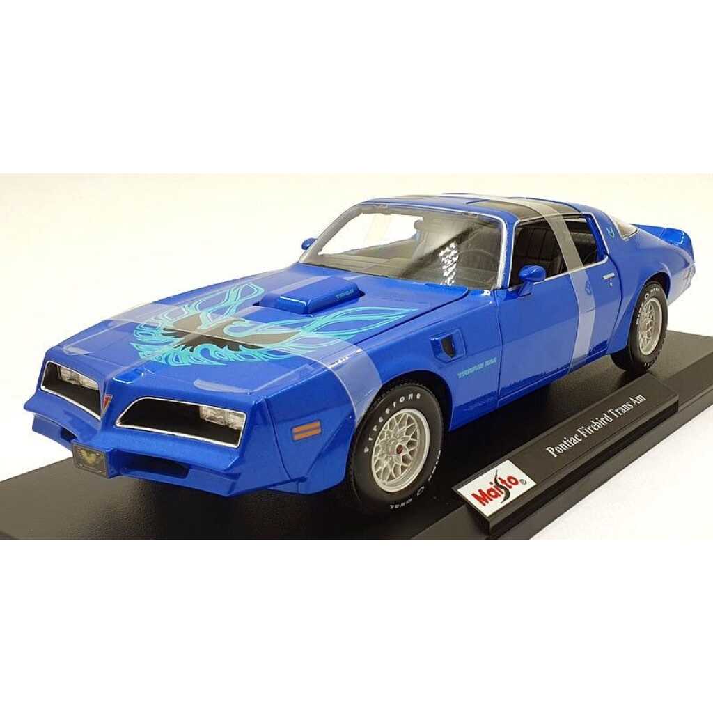 Macheta auto Pontiac Firebird Trans Am Special Edition 1978 scara 1:18 albastru