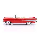 Macheta auto Chevrolet Bel Air 1957 rosu scara 1:18 - imagine 3