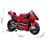 Macheta motocicleta Ducati Desmosedici Lenovo Team #23 Enea Bastianini MotoGP 2024 scara 1:6