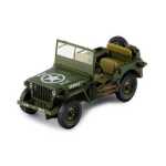 Macheta auto Jeep Willys Military Police 1944 scara 1:18 verde - imagine 3