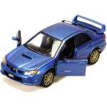 Macheta auto Subaru Impreza WRX STI scara 1:24 albastru