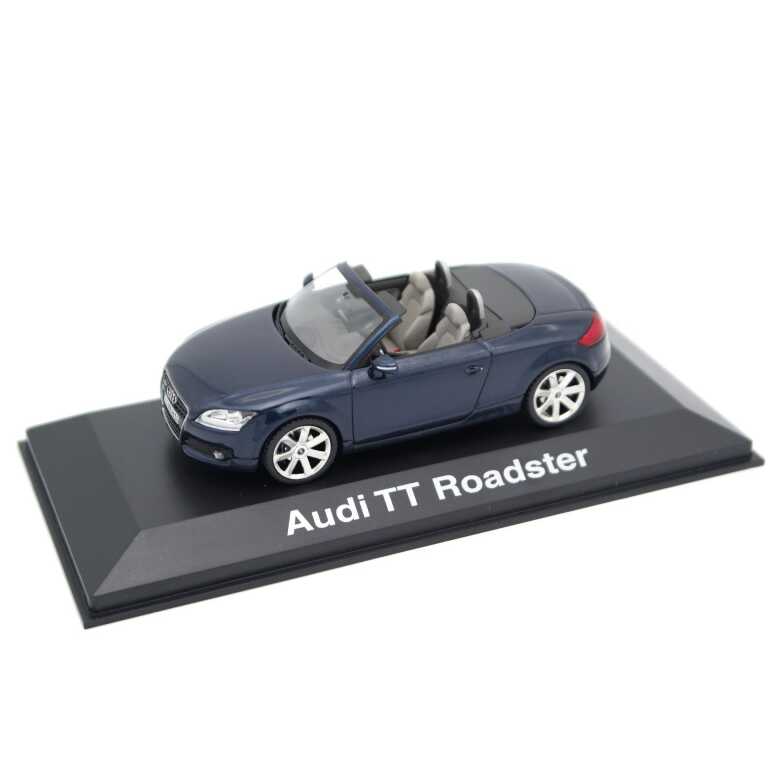 Macheta auto Audi A3 Cabriolet 2008 scara 1:87 albastru ambalaj reprezentanta