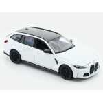 Macheta auto BMW M3 Touring 2023 scara 1:24 alb - imagine 5