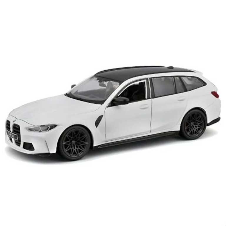 Macheta auto BMW M3 Touring 2023 scara 1:24 alb