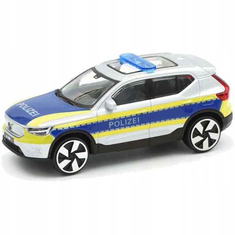 Macheta auto politie Volvo EX40 2022 Polizei scara 1:43 multicolor