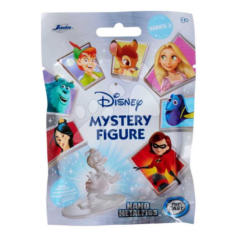 Figurina metalica Disney Nano Wave 2 in pachet surpriza 4 cm model divers
