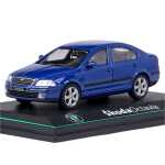 Macheta auto Skoda Octavia II 2004 scara 1:43 albastru marin metalizat - imagine 8