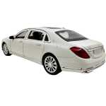 Machetă metal Mercedes-Benz S Class alb lumini și sunete deschide usile si capotele - imagine 5