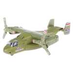 Avion militar Osprey de jucărie din metal si plastic cu lumini și sunete