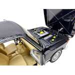 Machetă auto BMW 2002 Tii negru scara 1:24 lumini și sunete claxon volan deschide usile si capotele - imagine 15