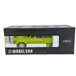 Machetă auto BMW 2002 Tii galben scara 1:24 lumini și sunete claxon volan deschide usile si capotele - imagine 2
