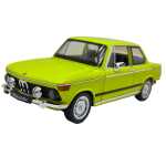 Machetă auto BMW 2002 Tii galben scara 1:24 lumini și sunete claxon volan deschide usile si capotele - imagine 4