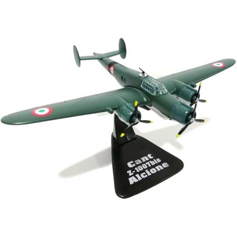 Macheta avion metal de vanatoare CANT Z.1007bis Alcione scara 1:144