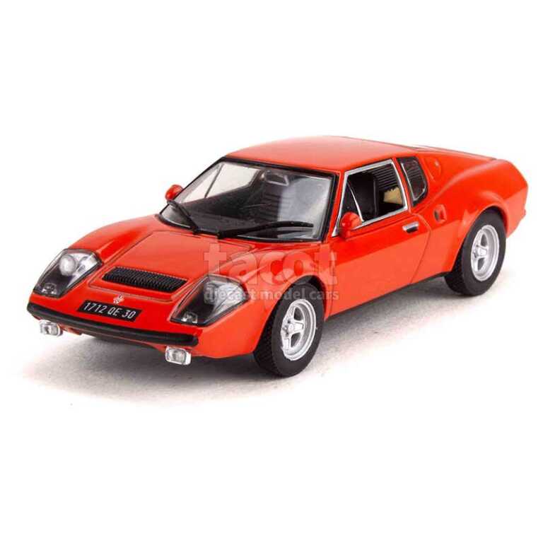 Macheta auto Ligier JS2 1972 rosu cu vitrina scara 1:43