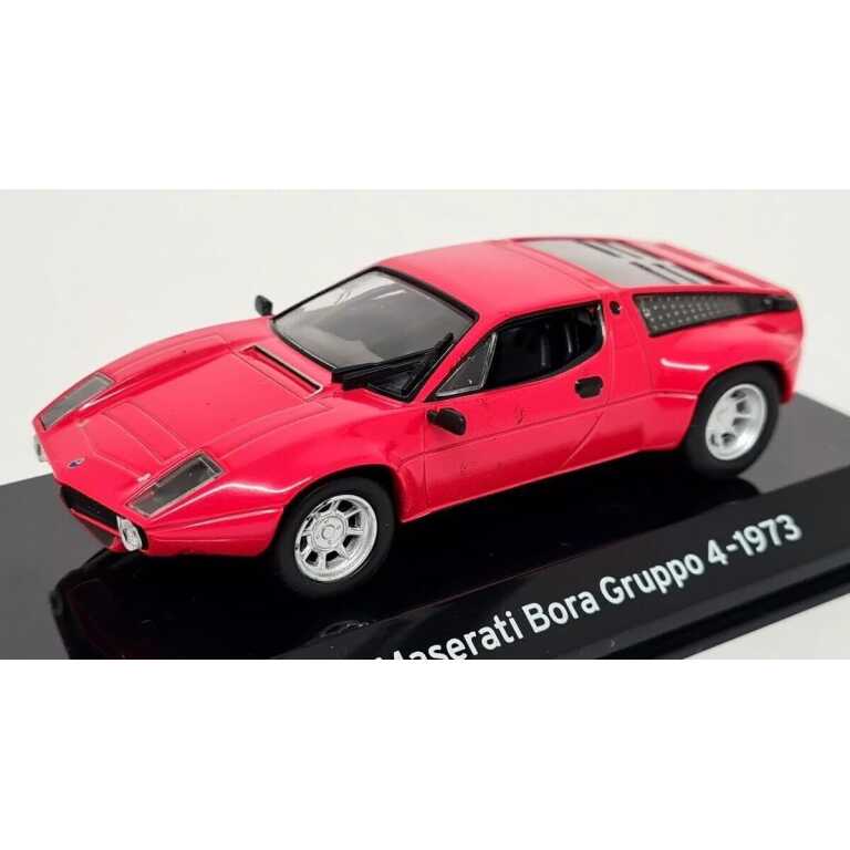 Macheta auto Maserati Bora Gr.4 rosu 1973 scara 1:43