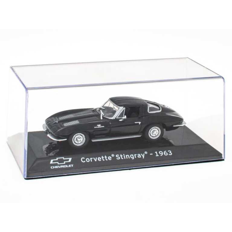 Macheta auto Chevrolet Corvette Stingray C2 Coupe 1963 negru scara 1:43