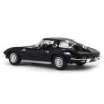Macheta auto Chevrolet Corvette Stingray C2 Coupe 1963 negru scara 1:43 - imagine 4