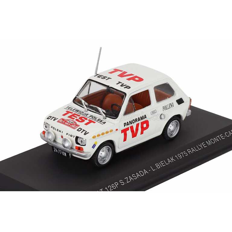 Macheta auto Polski Fiat 126p Bosmal Rallye monte Carlo scara 1:43