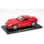 Macheta auto Ferrari 599 GTB Fiorano rosu 2006 cu vitrina scara 1:24
