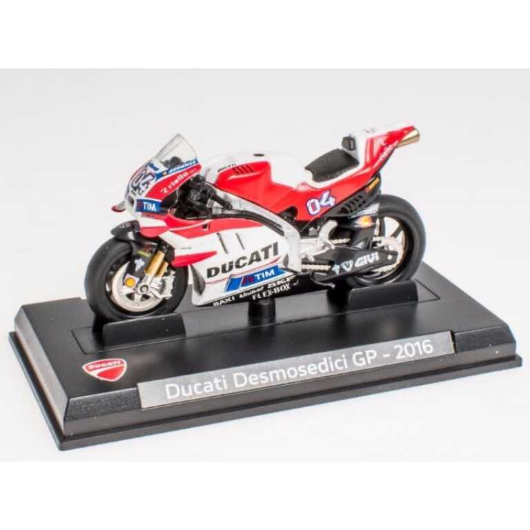 Macheta motocicleta Edicola Ducati GP16 echipa Ducati nr. 4 scara 1:24