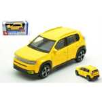 Macheta auto Bburago Fiat Panda EV 2024 scara 1:43 galben - imagine 3