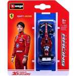 Macheta auto Formula 1 Bburago Ferrari SF-25 2025 nr.16 Charles Leclerc scara 1:64 echipa Scuderia Ferrari rosu