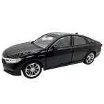 Macheta auto Honda Accord Sport Hybrid neagra die-cast cu lumini sunete pull back si elemente mobile - imagine 14