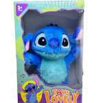 Jucarie de plus interactiva Stitch albastru cu muzica si miscari de dans Toys Lovely