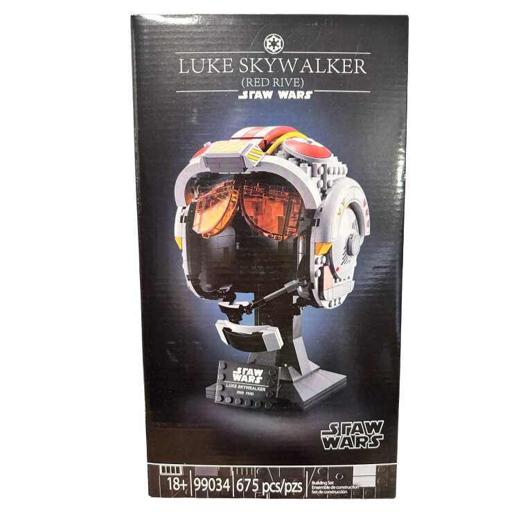 Set construcție cască Luke Skywalker Red Five Star Wars 675 piese
